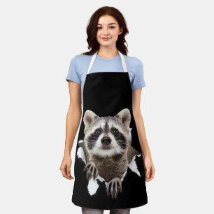 Raccoon Torn For Raccoon Lover, Raccoon Vater, Rac Schürze