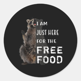 Raccoon Trash Panda direkt hier für die kostenlose Runder Aufkleber