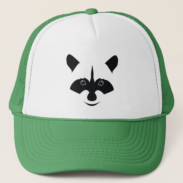 Raccoon Truckerkappe (Vorderseite)