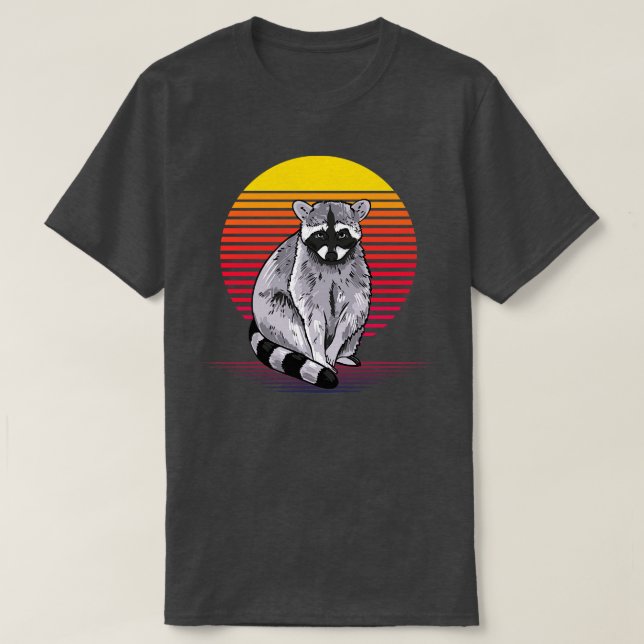 Raccoon Vapor T-Shirt (Design vorne)