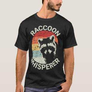 Raccoon Whisperer Vintag Raccoon Feeder Raccocococ T-Shirt
