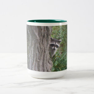Raccoon Zweifarbige Tasse