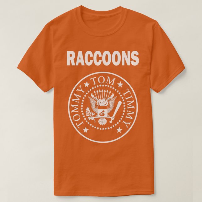 Raccoons T-Shirt (Design vorne)