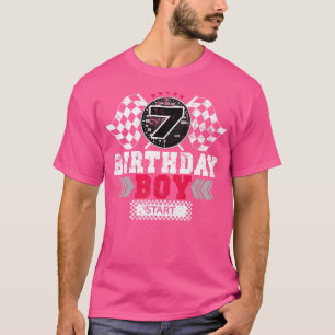Race 7. Geburtstag Boy Party Racing Driver T-Shirt