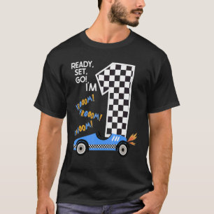 Race Car 3. Geburtstag Party Racing Car Driver 3 B T-Shirt