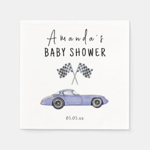 Race car Baby Dusche Serviette