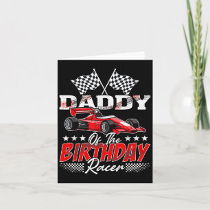 Race Car Daddy von der Racer Racing Familie zum Ge Karte