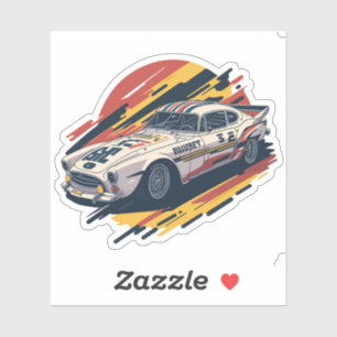 Race car design aufkleber
