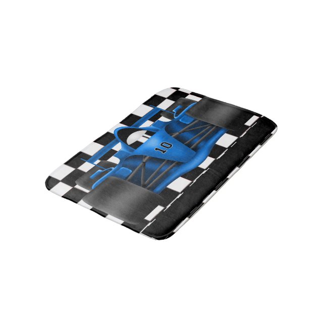 Race Car Drag Rennen Rug Mat Wohngestaltung Badematte (Schrägansicht)