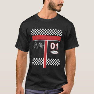 Race Car Driver Costume Shirt zu Halloween