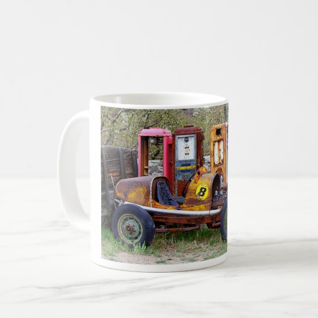 Race Car Endstation Kaffeetasse (Vorderseite Links)