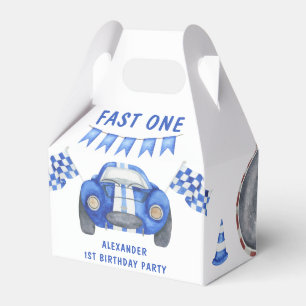 Race Car erste Geburtstagsparty Geschenkschachtel