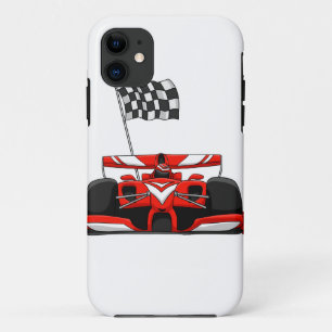 Race Car Extreme Cartoon Hintergrundfarbe auswähl Case-Mate iPhone Hülle