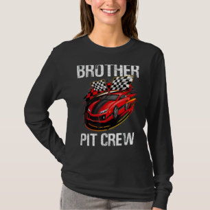 Race Car Geburtstagsparty Racing Familie Bruder Pi T-Shirt