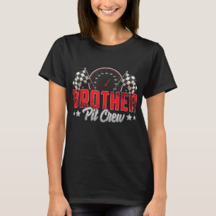 Race Car Geburtstagsparty Racing Familie Bruder Pi T-Shirt