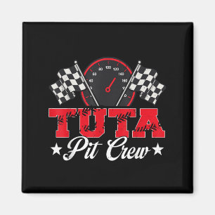 Race Car Geburtstagsparty Racing Familie Tuta Pit Magnet