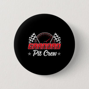 Race Car Geburtstagsparty Racing Family Großad Pit Button