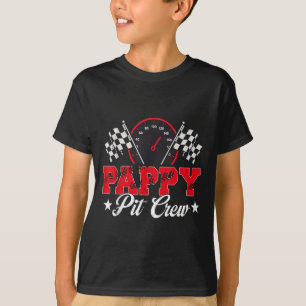 Race Car Geburtstagsparty Racing Family Pappy Pit T-Shirt
