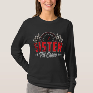 Race Car Geburtstagsparty Racing Family Schwester  T-Shirt