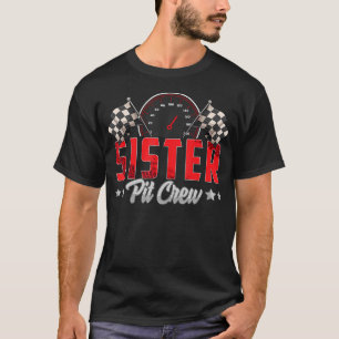 Race Car Geburtstagsparty Racing Family Schwester T-Shirt