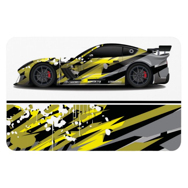 Race Car Magnet (Horizontal)