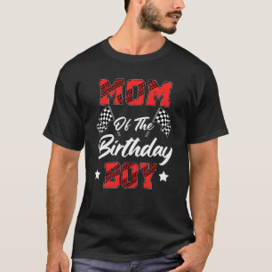 Race Car Mama der Geburtstagskasse Boy Racing Fami T-Shirt