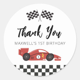 Race Car Vielen Dank, Aufkleber