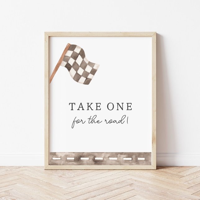 Race Flag Custom Favor Sign (Von Creator hochgeladen)