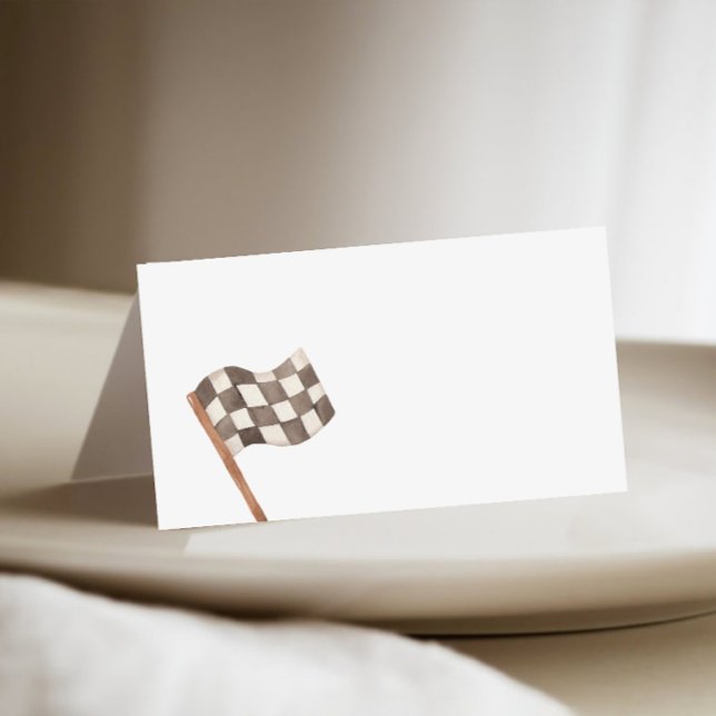 Race Flag Füllen in Buffet Platzkarte (Von Creator hochgeladen)