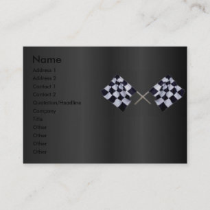 Race Flag Visitenkarte
