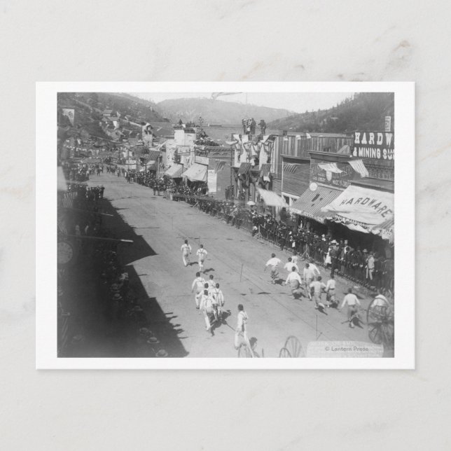 Race-Foto des Hubs-Hubs-Teams Postkarte (Vorderseite)