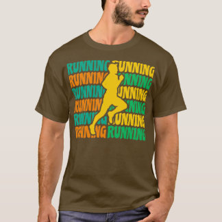 Race Gift Run Vintag Retro T-Shirt