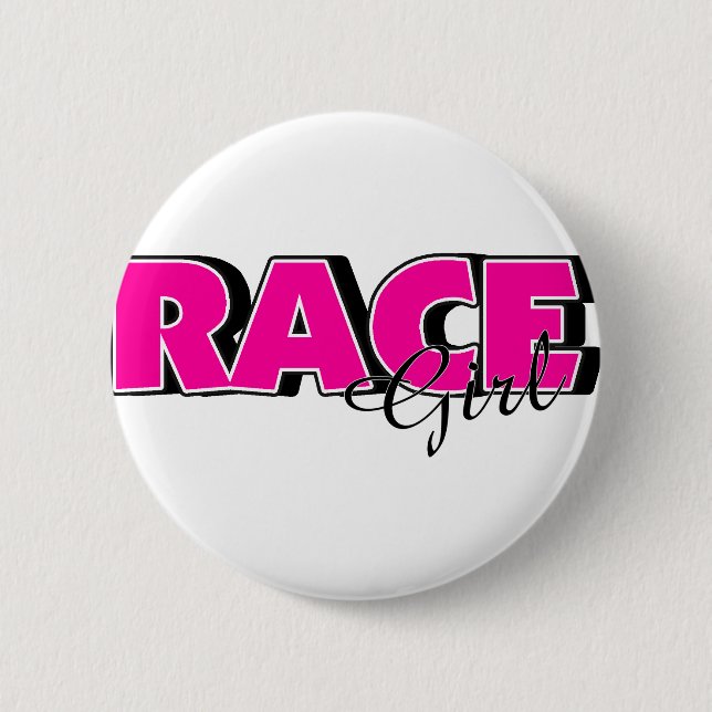 Race Girl Button (Vorderseite)