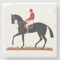 Race Horse Derby Jockey Vintag Style