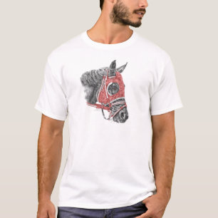 Race Horse Portrait Silks T-Shirt