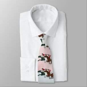 Race Horses Necktie Krawatte