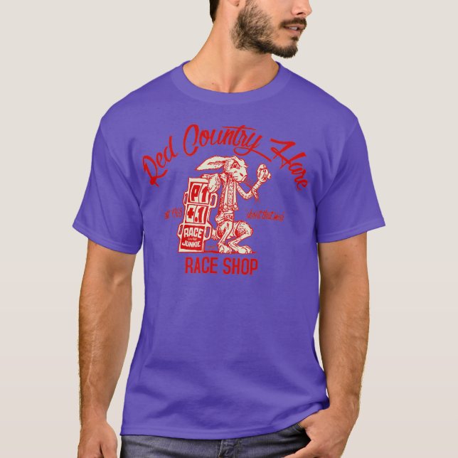 Race Junkie - RED COUNTRY HARE Race Shop - RCH T-Shirt (Vorderseite)