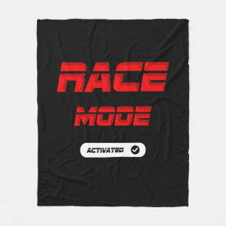 Race mode red fleecedecke