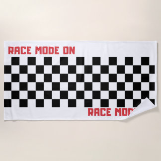 Race-Mode Strandtuch