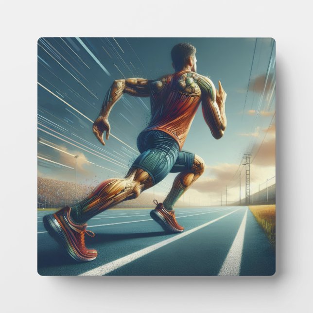 "Race of Life" Desktop Plaque Fotoplatte (Vorderseite)