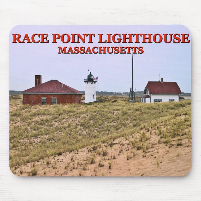Race Point Lighthouse, Massachusetts Mousepad (Vorne)