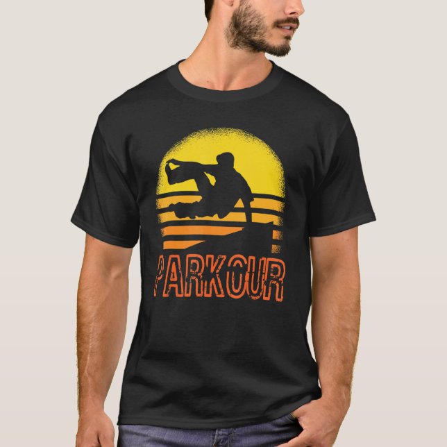 Race Running Jumping Free Running Parkour T-Shirt (Vorderseite)
