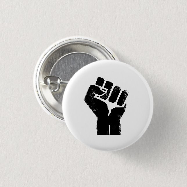 Race Solidarity Button (Vorne & Hinten)