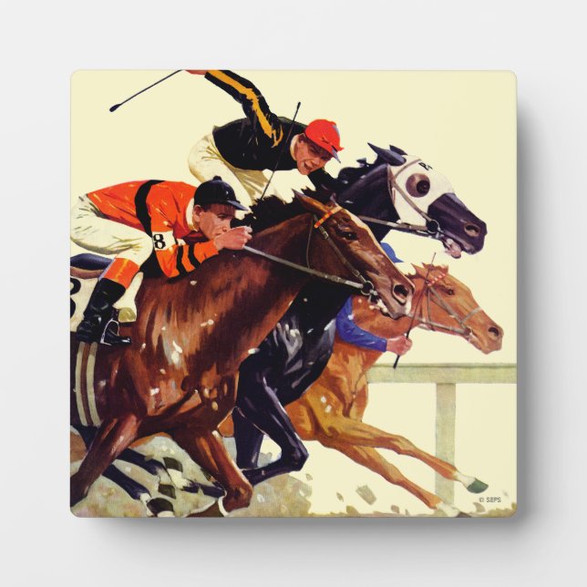 Race Thoroughbred Fotoplatte (Vorderseite)