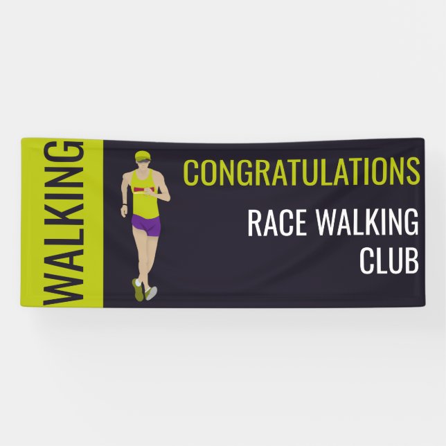 Race Walking Banner (Horizontal)
