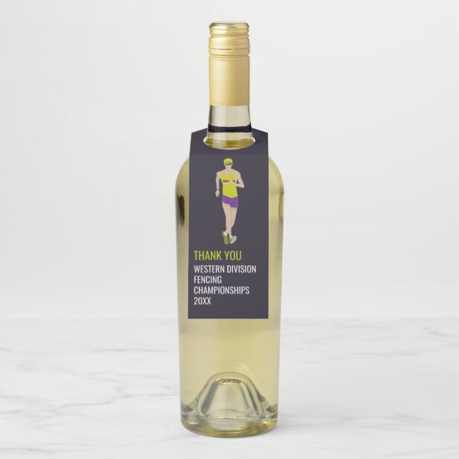 Race Walking Flaschenanhänger (Auf Flasche)