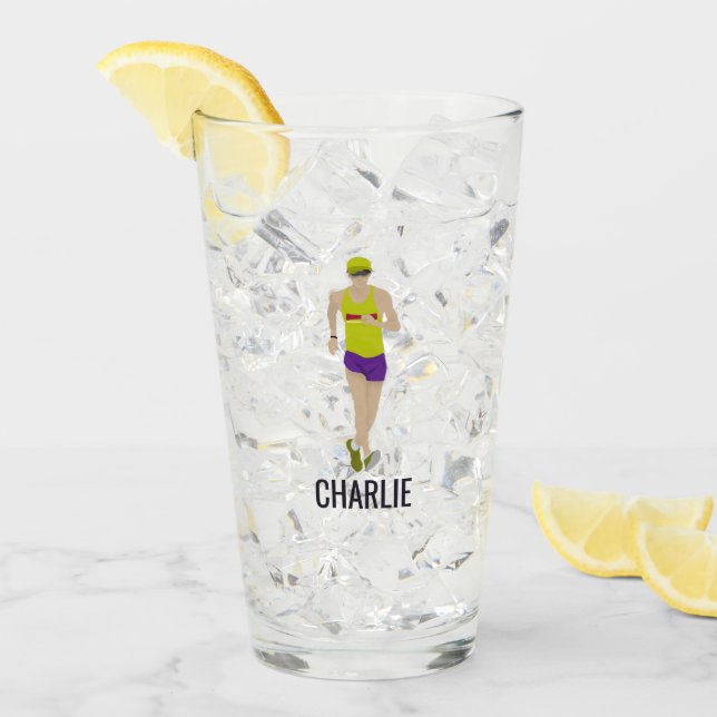 Race Walking Glas (Vorderseite Ice)