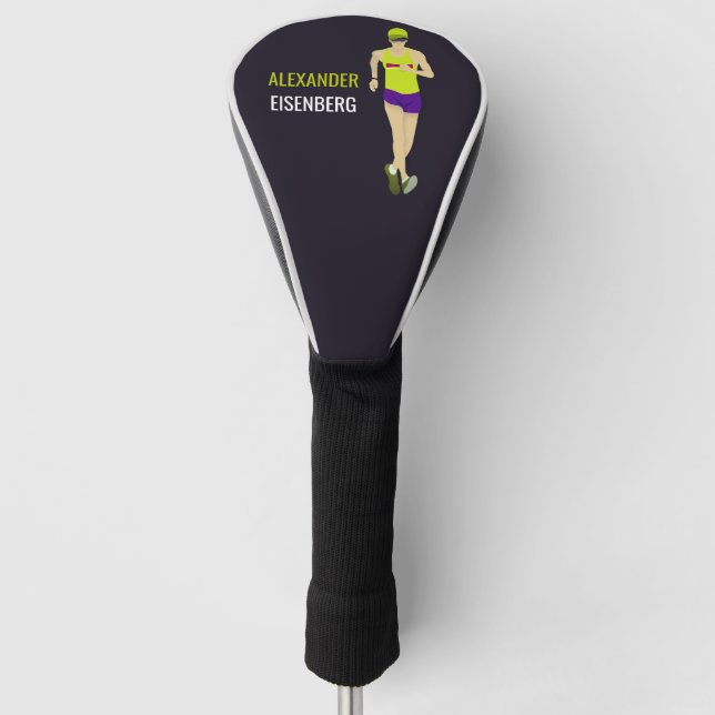 Race Walking Golf Headcover (Vorderseite)