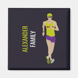 Race Walking Magnet