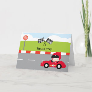 Racecar danke Geburtstag